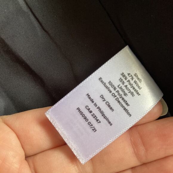 Talbots Blazer Red Tartan Plaid Wool Holiday Jacket Party office career Size 4 - Picture 6 of 16